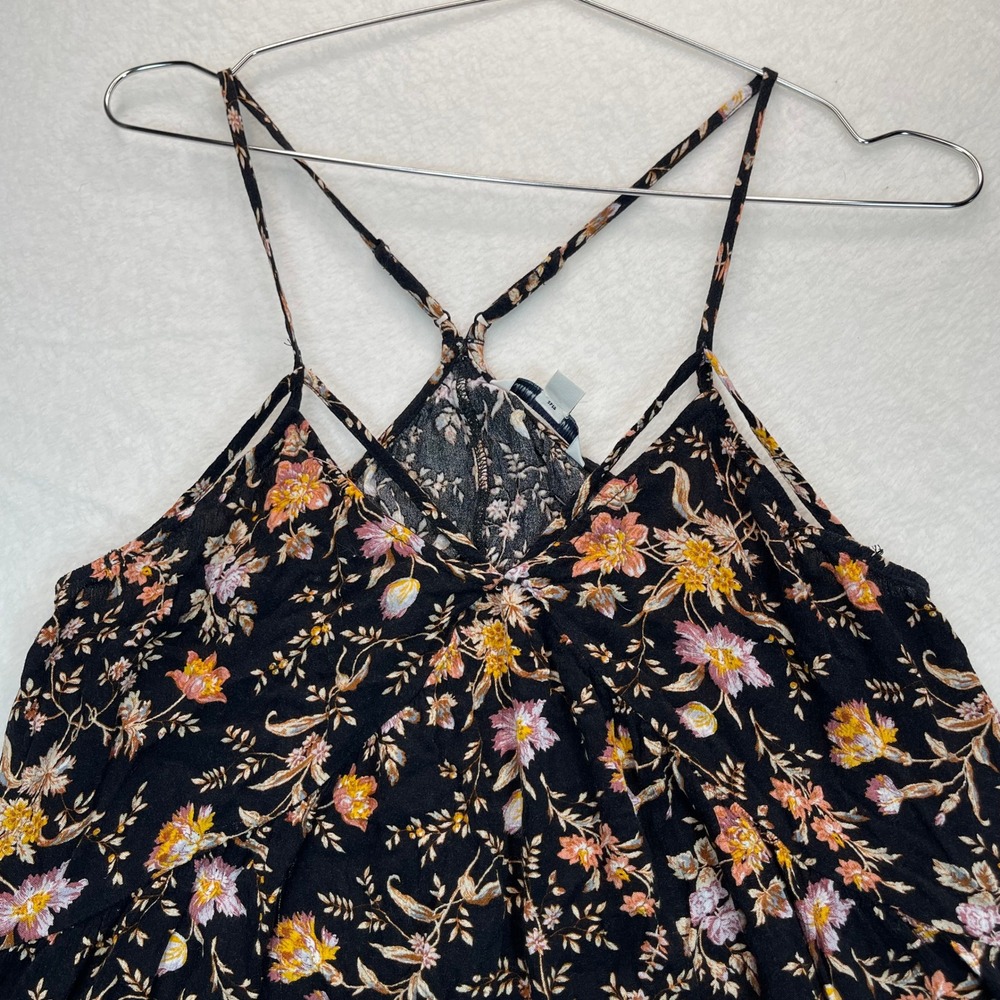 Y2K American Eagle Camisole M Oversized Floral Boho Peasant Fairy Grunge Prairie